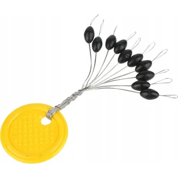 Gumové zátky Mikado Trout Campione oválné velikost L 10 ks ATC-S00-L