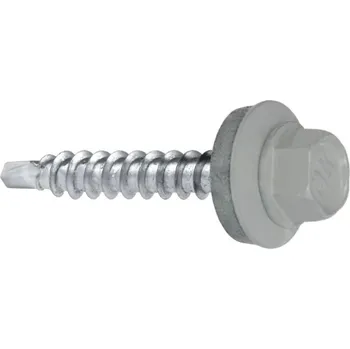 Střešní krytina Gunnex farmářské šrouby lakované 4,8 x 35 mm RAL 9006 250 ks