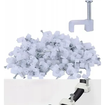 kabelová chránička Kabelová Příchytka Plochá pro kabel YDYp 5mm/20mm, 100 kusů