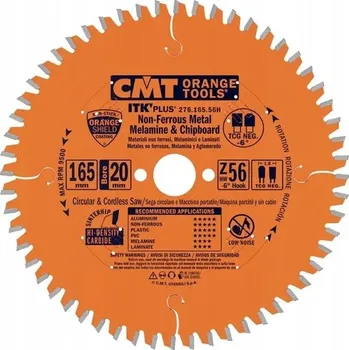 Příslušenství k pile Pilový kotouč CMT 276.165.56H 165x20 mm