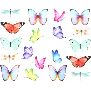 Vodolepky na nehty Motýli #4