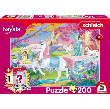 Puzzle SCHMIDT Bayala Kouzelní elfové + figurka Schleich 200 dílků