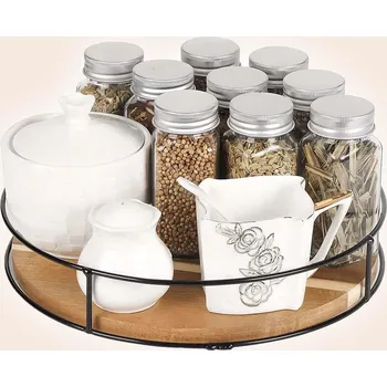 Dřevěný otočný organizér