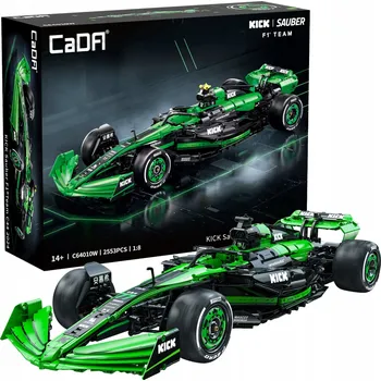 ostatní stavebnice CaDA Sportovní závodní auto F1 Kick Sauber 2553 dílků C64010W