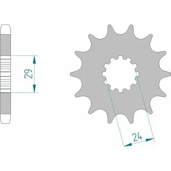 Nářadí na motocykly Ocelové standardní přední kolo AFAM 24601 - 530 24601-17