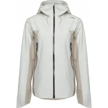 Dámská větrovka Dámská nepromokavá bunda CMP 35Z6176 s kapucí Fix Hood vaniglia D40