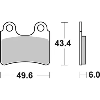 Nářadí na motocykly Brzdové destičky BRAKING Off-Road Sintered Metal - 831CM46 831CM46