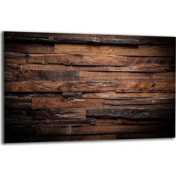 Obraz SKLENĚNÁ OCHRANNÁ DESKA NA SPORÁK 80x52 DŘEVO 7v1