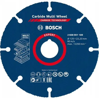 Řezný kotouč Bosch univerzální kotouč Carbide Multi Wheel 125 mm/1,0 mm