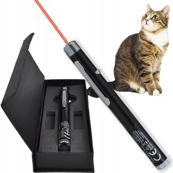 LASEROVÉ UKAZOVÁTKO SVÍTILNA SILNÉ NA BATERIE PRO KOČKY