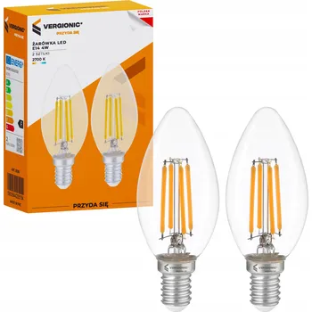 Žárovka Dekorativní LED žárovka E14 4W 2700K svíčka