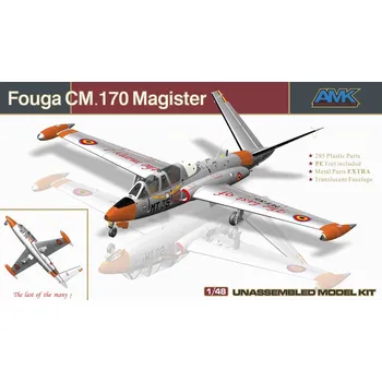 Plastikový model AMK/SIO Models 1/48 Fouga CM 170 Magister