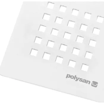 Sifon Polysan Treneca Čtvercová krytka sifonu, bílá, 85999.10