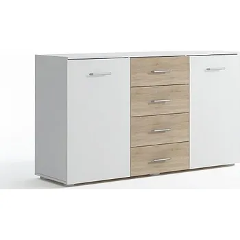 Komoda Komoda VANA I 2D4S Varianta: bílá / dub Sonoma