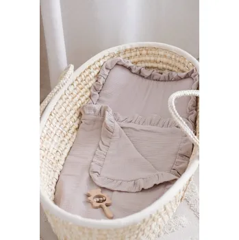 Příslušenství pro přepravu dětí SADA DO KOČÁRKU MUŠELÍNOVÁ DEKA A POLŠTÁŘ BAVLNA