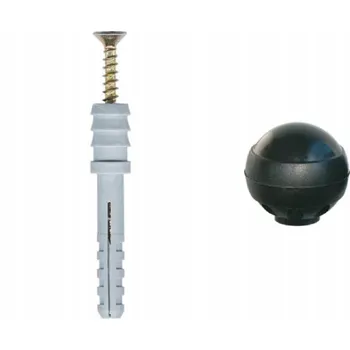 Vrták Přišroubovatelný doraz Wkręt-met 8 cm černý