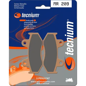 Nářadí na motocykly Brzdové destičky TECNIUM Street Performance Sintered Metal - MR209 MR209