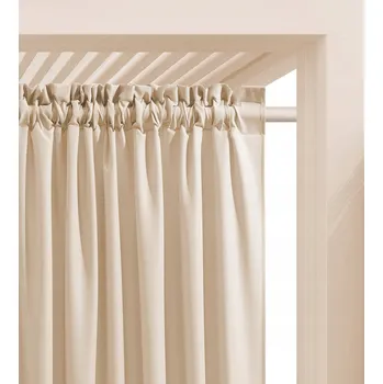 Obraz Zahradní závěs na terasu do altánku 180x260 cm na pásce krémový