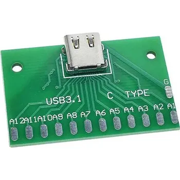 Elektronická stavebnice LaskaKit_cz USB-C adaptér