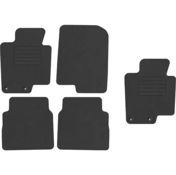 autokoberec Kobercové rohožky Edecor velurové 5 ks