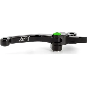 Nářadí na motocykly ART Skládací páka spojky černá/zelená Šroubování podle jednotky LCF-MXU-MX7261-GR