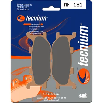 Nářadí na motocykly Brzdové destičky TECNIUM Street Performance Sintered Metal - MF191 MF191