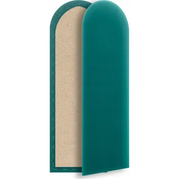 Obraz Čalouněný Panel na zeď PLOT WELUR MAGIC VELVET Tyrkysový 30x80