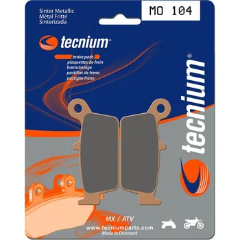 Nářadí na motocykly Brzdové destičky TECNIUM MX/ATV ze slinutého kovu - MO104 MO104