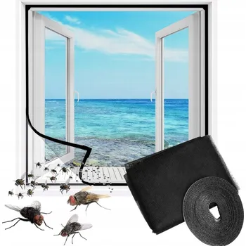 Síť proti hmyzu Síť proti hmyzu do okna Martom černá polyester 130 x 150 cm