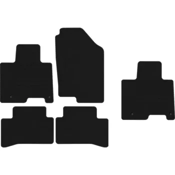 autokoberec Kobercové rohožky Edecor velurové 5 ks