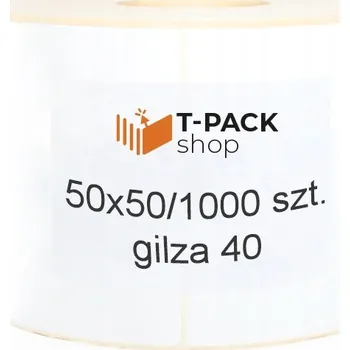 Samolepící etiketa Termální etikety bílé samolepky 50x50 mm | 1000 ks