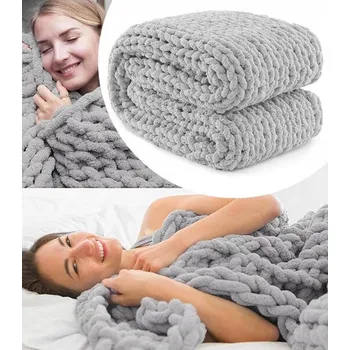 Prostěradlo Deka Gordon polyester 120 cm x 120 cm šedá