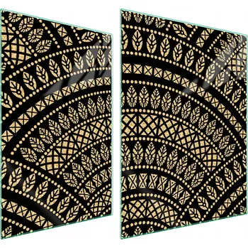 Obraz Skleněná ochranná deska na sporák 70x52 Vzor