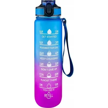 Motivační fitness láhev na vodu Lahev Na Pití odměrkou