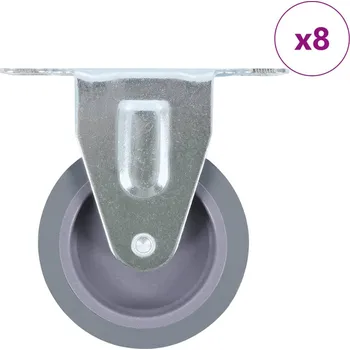 Pojezdové kolečko 8 Ks Pevná Kolečka 75 Mm - 4