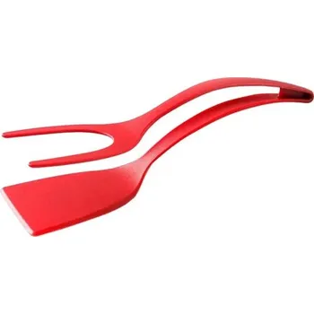 Kuchyňské doplňky 2v1 špachtle a kleště - Červené