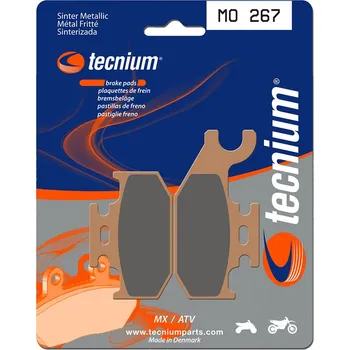 Nářadí na motocykly Brzdové destičky TECNIUM MX/ATV ze slinutého kovu - MO267 MO267