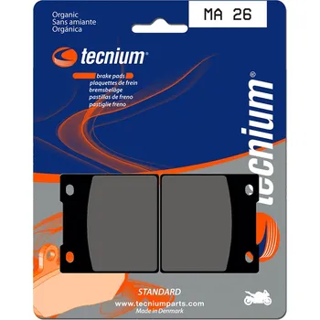 Nářadí na motocykly Brzdové destičky TECNIUM Street Organic - MA26 MA26