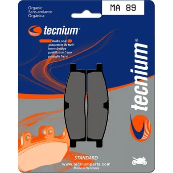 Nářadí na motocykly Brzdové destičky TECNIUM Street Organic - MA89 MA89