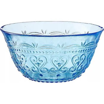 VILLA ITALIA Skleněná miska modrá 15 cm FIORINO