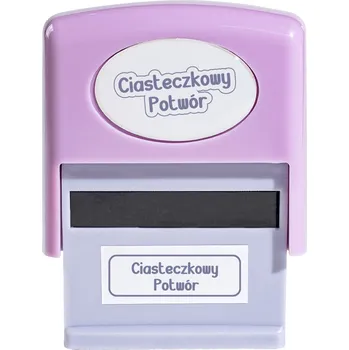 Dětské razítko Razítko pro děti s nápisem Cookie Monster (Ciastečkový Potwór) - dětská razítka