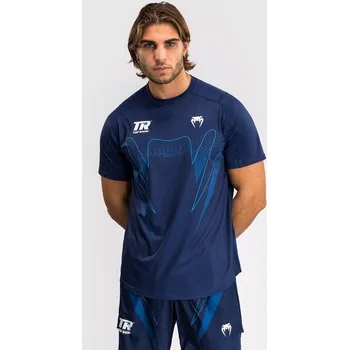 Pánská móda Pánské funkční tričko Venum TOP RANK - Dry Tech - Navy Blue Velikost: L