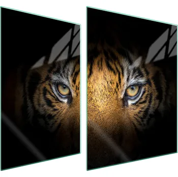 Obraz Skleněná ochranná deska na sporák 70x52 Tygr