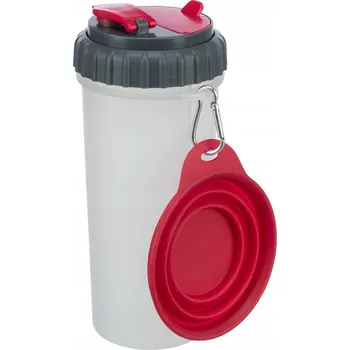 Miska pro psa Skládací (cestovní) miska z plastu Trixie, vícebarevná, 0,35 l