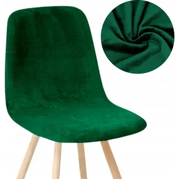 Potah na židli Zelený potah na židli