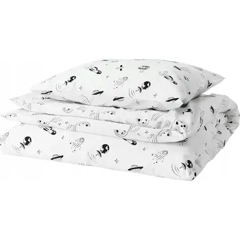 Povlečení Sada povlečení IKEA 150 x 200 cm bílá