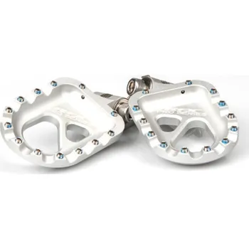 Nářadí na motocykly RFX Pro CNC hliníková opěrka nohou (stříbrná) univerzální - Gas Gas/Beta/Sherco/Montesa FXFR9020099SV