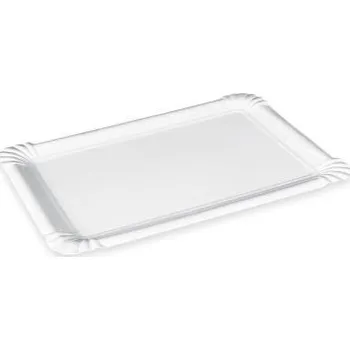 Jednorázové nádobí papírové tácky č. 4 / 13*20/ 100 kusů