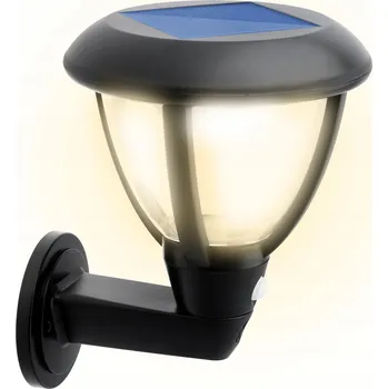 Venkovní osvětlení Solární Lampa LED Nástěnné Svítidlo Zahradní Fasádní Venkovní 4000K IP44 Senzor