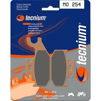 Nářadí na motocykly Brzdové destičky TECNIUM MX/ATV ze slinutého kovu - MO254 MO254